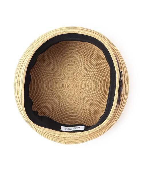 MACKINTOSH PHILOSOPHY(マッキントッシュ フィロソフィー)の「ペーパーベレー帽(ハンチング/ベレー帽・レディース・ベージュ/ブラック・FREE)」の4枚目の写真