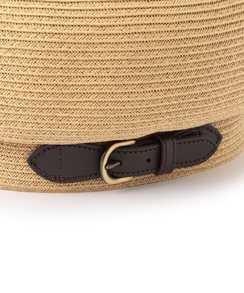 MACKINTOSH PHILOSOPHY(マッキントッシュ フィロソフィー)の「ペーパーベレー帽(ハンチング/ベレー帽・レディース・ベージュ/ブラック・FREE)」の3枚目の写真