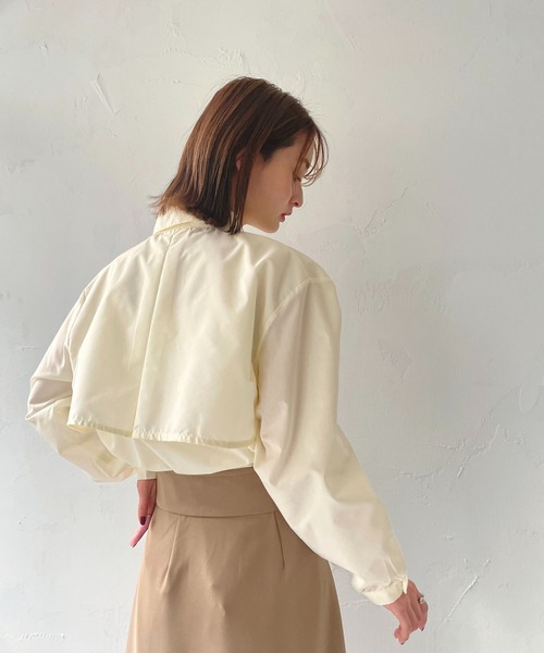 CLEIO（クレイオ）の「【CLEIO】ヨークシャツ（シャツ/ブラウス・レディース・ベージュ/サックスブルー/オフホワイト・FREE）」の16枚目の写真