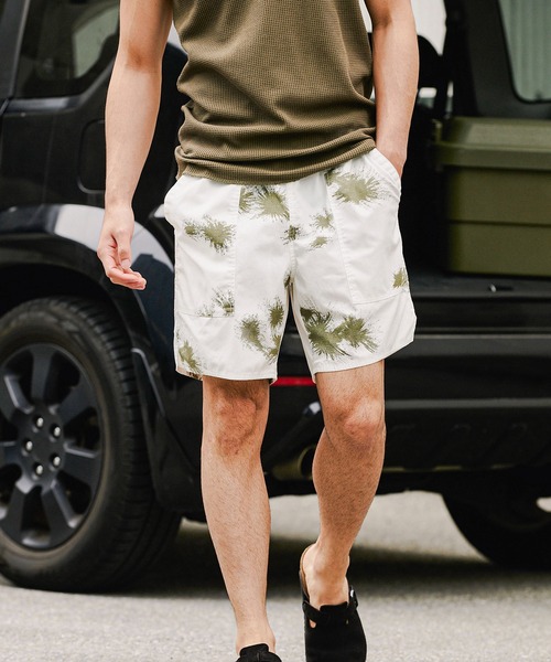 ARMY TWILL(アーミーツイル)の「ARMY TWILL プリント コットン/ポリエステル プレーン ベイカーショーツ AM-2315008(その他パンツ・メンズ・ホワイト/カーキ・L/M)」の12枚目の写真