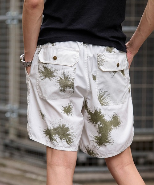 ARMY TWILL(アーミーツイル)の「ARMY TWILL プリント コットン/ポリエステル プレーン ベイカーショーツ AM-2315008(その他パンツ・メンズ・ホワイト/カーキ・L/M)」の9枚目の写真