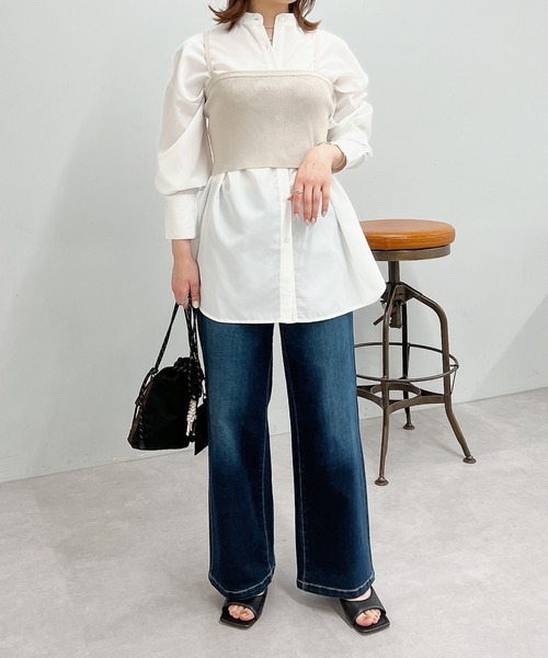 un dix cors（アンディコール）の「ナイロンハンディショルダー（ショルダーバッグ・レディース・ブラック/ベージュ・FREE）」の5枚目の写真