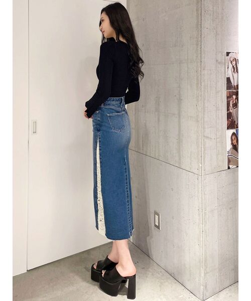 GYDA（ジェイダ）の「GGチェーンニットショートカーディガン（カーディガン/ボレロ・レディース・ブラック/オフホワイト・FREE）」の18枚目の写真