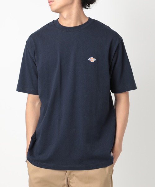 Dickies(ディッキーズ)の「【Dickies】天竺ミニワッペン半そでTシャツ 3278-5430(Tシャツ/カットソー・メンズ・ホワイト/ネイビー/ブラック/グリーン・L/M/XL)」の4枚目の写真
