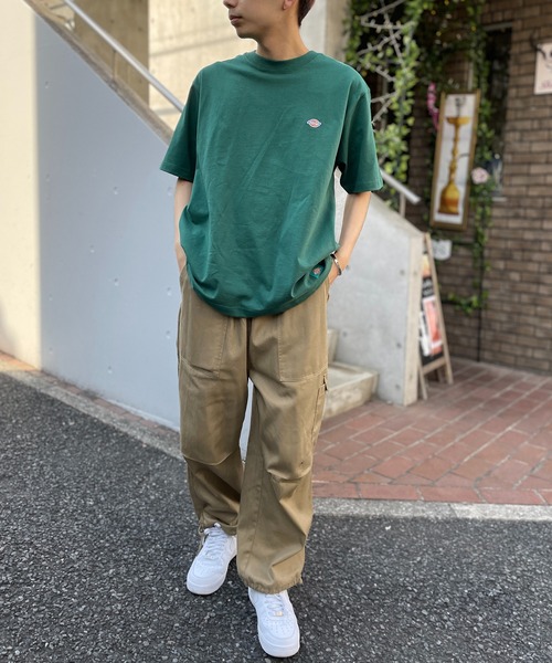 Dickies(ディッキーズ)の「【Dickies】天竺ミニワッペン半そでTシャツ 3278-5430(Tシャツ/カットソー・メンズ・ホワイト/ネイビー/ブラック/グリーン・L/M/XL)」の9枚目の写真