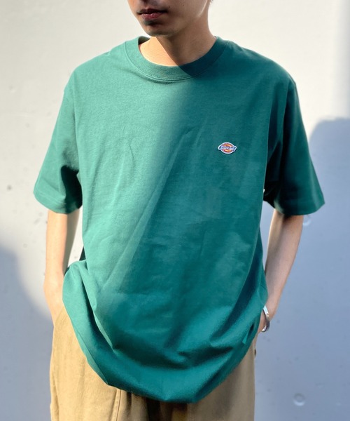Dickies(ディッキーズ)の「【Dickies】天竺ミニワッペン半そでTシャツ 3278-5430(Tシャツ/カットソー・メンズ・ホワイト/ネイビー/ブラック/グリーン・L/M/XL)」の8枚目の写真