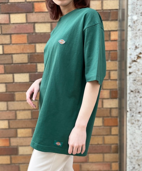 Dickies(ディッキーズ)の「【Dickies】天竺ミニワッペン半そでTシャツ 3278-5430(Tシャツ/カットソー・メンズ・ホワイト/ネイビー/ブラック/グリーン・L/M/XL)」の7枚目の写真