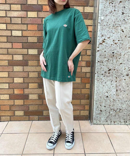 Dickies(ディッキーズ)の「【Dickies】天竺ミニワッペン半そでTシャツ 3278-5430(Tシャツ/カットソー・メンズ・ホワイト/ネイビー/ブラック/グリーン・L/M/XL)」の10枚目の写真