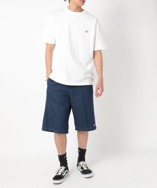 Dickies(ディッキーズ)の「【Dickies】天竺ミニワッペン半そでTシャツ 3278-5430(Tシャツ/カットソー・メンズ・ホワイト/ネイビー/ブラック/グリーン・L/M/XL)」の11枚目の写真