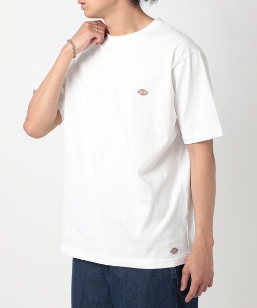 Dickies(ディッキーズ)の「【Dickies】天竺ミニワッペン半そでTシャツ 3278-5430(Tシャツ/カットソー・メンズ・ホワイト/ネイビー/ブラック/グリーン・L/M/XL)」の15枚目の写真