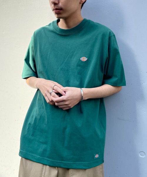 Dickies(ディッキーズ)の「【Dickies】天竺ミニワッペン半そでTシャツ 3278-5430(Tシャツ/カットソー・メンズ・ホワイト/ネイビー/ブラック/グリーン・L/M/XL)」の12枚目の写真