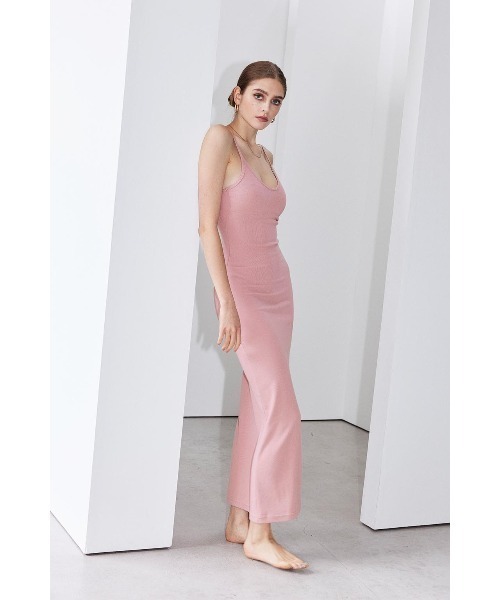 Sanrio x ALEXIA STAM] Rib Long Dress | ALEXIA STAM
