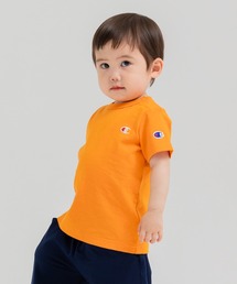 Champion（チャンピオン）の「champion / チャンピオン ロゴ半袖Tシャツ（Tシャツ/カットソー・キッズ）」