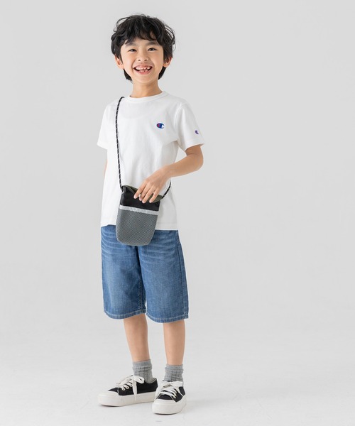 Champion(チャンピオン)の「champion / チャンピオン ロゴ半袖Tシャツ(Tシャツ/カットソー・キッズ・ブラック/ベージュ/ネイビー/オレンジ/ホワイト/グリーン・130cm/120cm/110cm/100cm/90cm/80cm)」の20枚目の写真