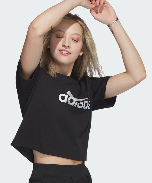 adidas（アディダス）の「マリメッコ クロップTシャツ