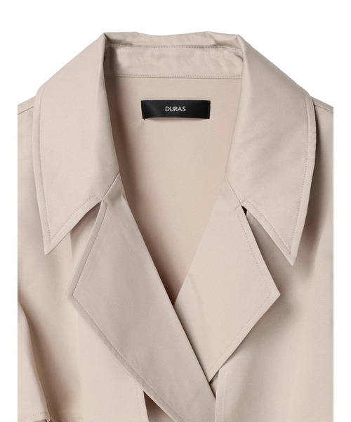 DURAS（デュラス）の「ベルト付きロングジレ（ベスト・レディース・ホワイト/ベージュ/オレンジ・FREE）」の22枚目の写真
