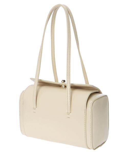 Green Parks(グリーンパークス)の「・Cu-shut ミニボストン(ボストンバッグ・レディース・ライトグレー/アイボリー/ブラック・FREE)」の5枚目の写真