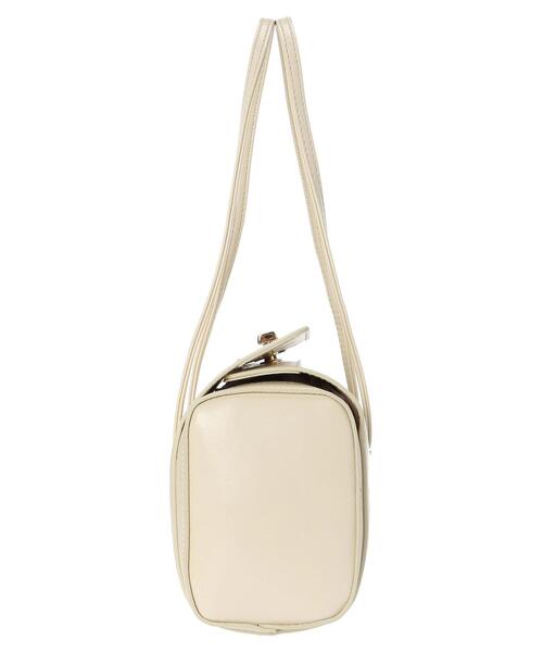 Green Parks(グリーンパークス)の「・Cu-shut ミニボストン(ボストンバッグ・レディース・ライトグレー/アイボリー/ブラック・FREE)」の6枚目の写真