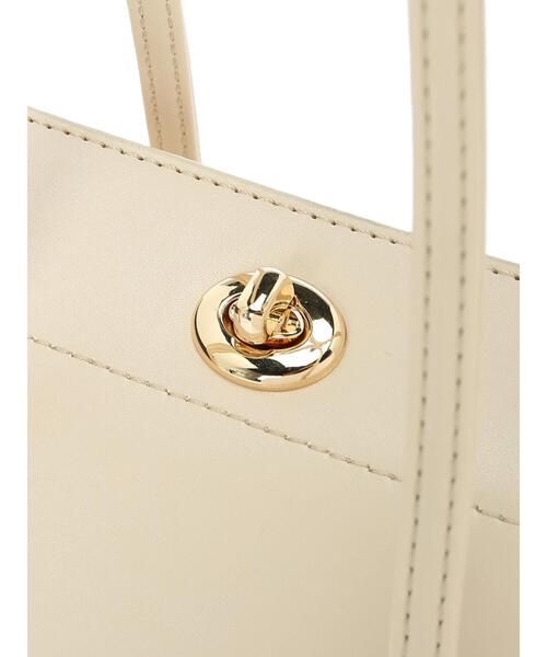 Green Parks(グリーンパークス)の「・Cu-shut ミニボストン(ボストンバッグ・レディース・ライトグレー/アイボリー/ブラック・FREE)」の8枚目の写真