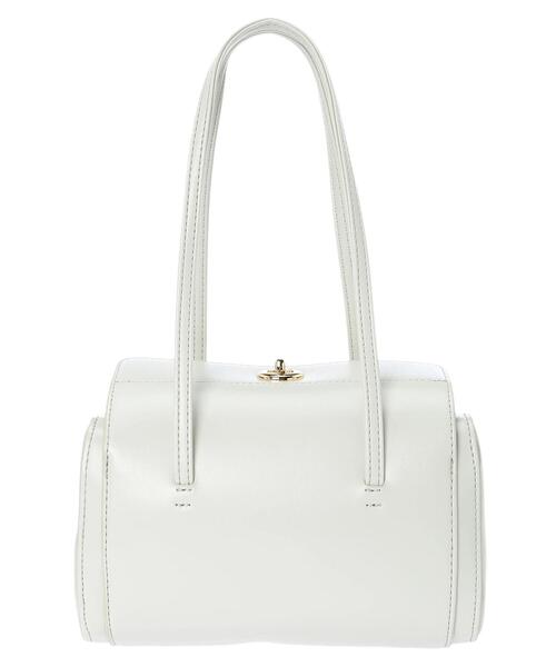 Green Parks(グリーンパークス)の「・Cu-shut ミニボストン(ボストンバッグ・レディース・ライトグレー/アイボリー/ブラック・FREE)」の10枚目の写真