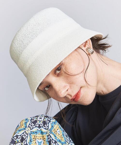 BEAUTY&YOUTH UNITED ARROWS(ビューティーアンドユースユナイテッドアローズ)の「ポリエステル バケットハット(ハット・レディース・ブラック/ホワイト・FREE)」の1枚目の写真