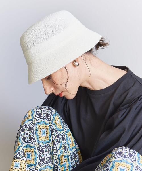 BEAUTY&YOUTH UNITED ARROWS(ビューティーアンドユースユナイテッドアローズ)の「ポリエステル バケットハット(ハット・レディース・ブラック/ホワイト・FREE)」の4枚目の写真