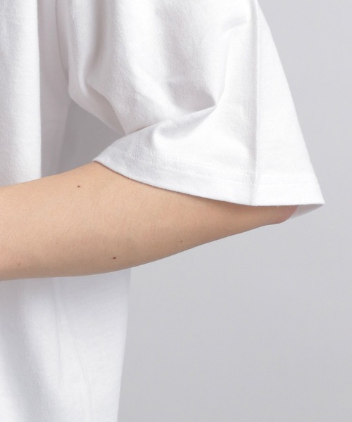 HARE（ハレ）の「ユルネックベーシックカットソー(HARE)（Tシャツ/カットソー・メンズ・ホワイト/ブラック/パープル/レッド/グレー/レッド系その他/ブラック×シルバー/グレー系その他・SMALL/MEDIUM/LARGE）」の14枚目の写真