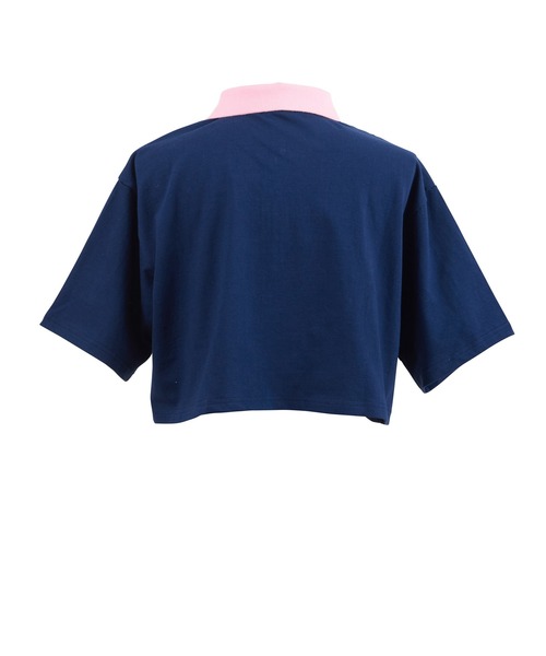 PUNYUS（プニュズ）の「ワンポイントハーフZIPポロシャツ（ポロシャツ・レディース・パープル/ネイビー/イエロー・1/2/3/4）」の19枚目の写真