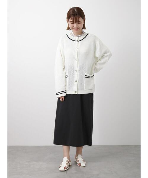 Lugnoncure（ルノンキュール）の「シアータートルトップス（ニット/セーター・レディース・ベージュ/ブラック/ブルー/オフホワイト・ﾌﾘ-）」の6枚目の写真