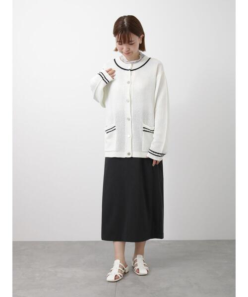 Lugnoncure（ルノンキュール）の「シアータートルトップス（ニット/セーター・レディース・ベージュ/ブラック/ブルー/オフホワイト・ﾌﾘ-）」の7枚目の写真