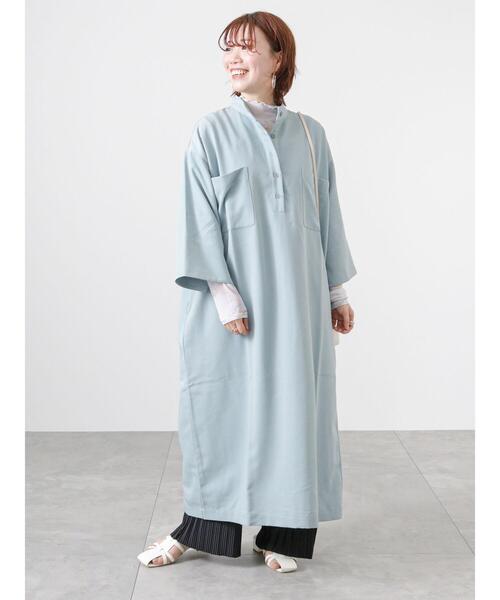 Lugnoncure（ルノンキュール）の「シアータートルトップス（ニット/セーター・レディース・ベージュ/ブラック/ブルー/オフホワイト・ﾌﾘ-）」の8枚目の写真