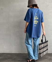[Americana×JEANS FACTORY/アメリカーナ×ジーンズファクトリー] 別注 バックプリントリンガーTシャツ