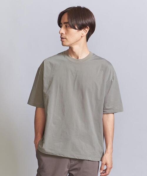 BEAUTY&YOUTH UNITED ARROWS(ビューティーアンドユースユナイテッドアローズ)の「バウンス ファブリック アジャスト クルーネック Tシャツ(Tシャツ/カットソー・メンズ・ベージュ/ブラック/ライトブルー・S/M/L/XL)」の3枚目の写真