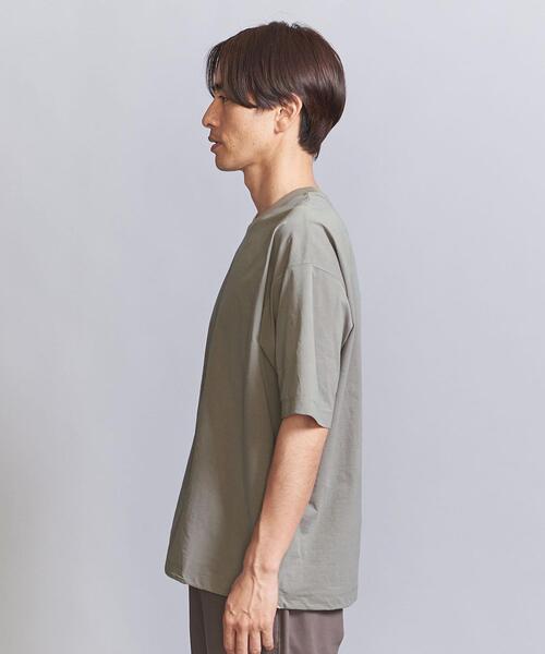 BEAUTY&YOUTH UNITED ARROWS(ビューティーアンドユースユナイテッドアローズ)の「バウンス ファブリック アジャスト クルーネック Tシャツ(Tシャツ/カットソー・メンズ・ベージュ/ブラック/ライトブルー・S/M/L/XL)」の5枚目の写真