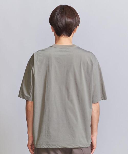 BEAUTY&YOUTH UNITED ARROWS(ビューティーアンドユースユナイテッドアローズ)の「バウンス ファブリック アジャスト クルーネック Tシャツ(Tシャツ/カットソー・メンズ・ベージュ/ブラック/ライトブルー・S/M/L/XL)」の6枚目の写真