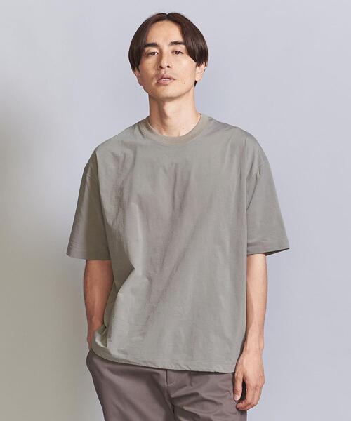 BEAUTY&YOUTH UNITED ARROWS(ビューティーアンドユースユナイテッドアローズ)の「バウンス ファブリック アジャスト クルーネック Tシャツ(Tシャツ/カットソー・メンズ・ベージュ/ブラック/ライトブルー・S/M/L/XL)」の7枚目の写真