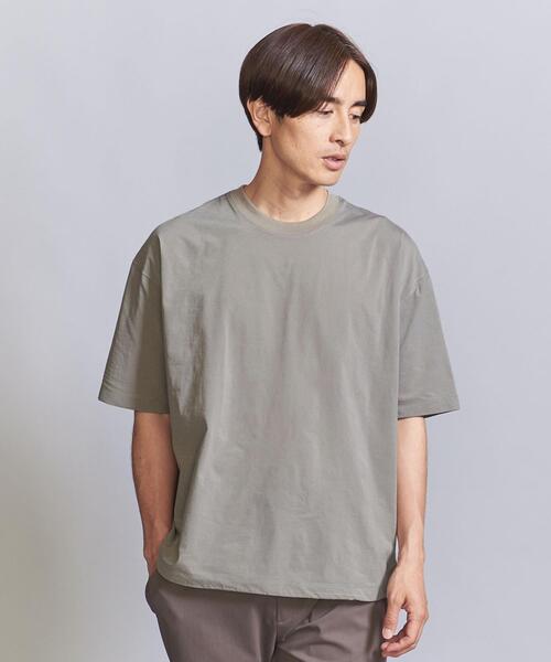 BEAUTY&YOUTH UNITED ARROWS(ビューティーアンドユースユナイテッドアローズ)の「バウンス ファブリック アジャスト クルーネック Tシャツ(Tシャツ/カットソー・メンズ・ベージュ/ブラック/ライトブルー・S/M/L/XL)」の8枚目の写真
