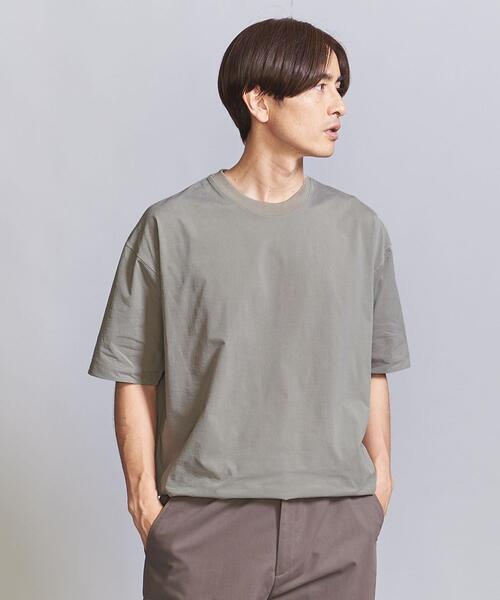 BEAUTY&YOUTH UNITED ARROWS(ビューティーアンドユースユナイテッドアローズ)の「バウンス ファブリック アジャスト クルーネック Tシャツ(Tシャツ/カットソー・メンズ・ベージュ/ブラック/ライトブルー・S/M/L/XL)」の10枚目の写真