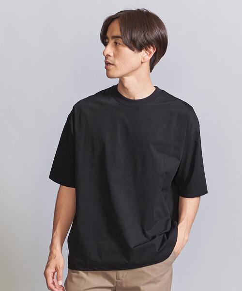 BEAUTY&YOUTH UNITED ARROWS(ビューティーアンドユースユナイテッドアローズ)の「バウンス ファブリック アジャスト クルーネック Tシャツ(Tシャツ/カットソー・メンズ・ベージュ/ブラック/ライトブルー・S/M/L/XL)」の16枚目の写真