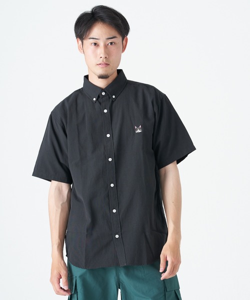 CORISCO(コリスコ)の「オックス動物刺しゅうボタンダウンシャツ(M1)(シャツ/ブラウス・メンズ・その他10/その他5/その他12/ブラック/ネイビー/ホワイト/その他2/その他4/サックスブルー/その他1/その他3/その他9/その他8/その他6/その他7/その他11・LARGE/MEDIUM/X-LARGE)」の3枚目の写真