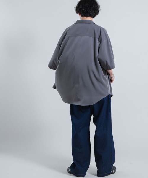 WEGO（ウィゴー）の「WEGO/デニムワイドバギーパンツ（デニムパンツ・メンズ・ブラック/インディゴブルー・MEDIUM/LARGE）」の15枚目の写真