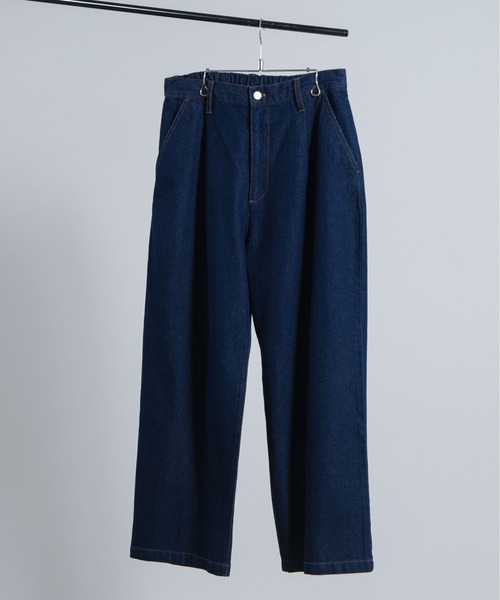 WEGO（ウィゴー）の「WEGO/デニムワイドバギーパンツ（デニムパンツ・メンズ・ブラック/インディゴブルー・MEDIUM/LARGE）」の20枚目の写真