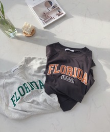 AS KNOW AS plus | 〇チェーン刺繍ロゴ ミニ裏毛Tシャツ(Tシャツ/カットソー)