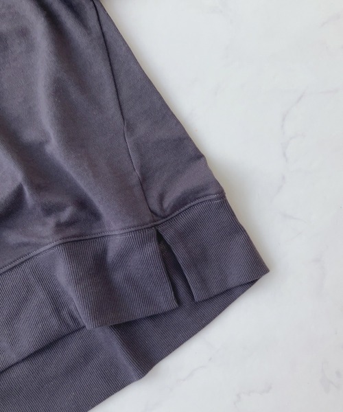 AS KNOW AS plus（アズノゥアズプラス）の「〇チェーン刺繍ロゴ ミニ裏毛Tシャツ（Tシャツ/カットソー・レディース・ライム/オートミール/スミクロ・FREE）」の12枚目の写真