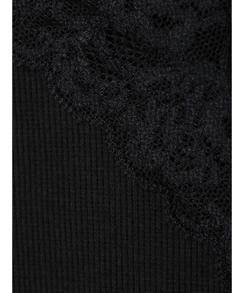 Green　Parks（グリーンパークス）の「2wayレーステレコタンク（タンクトップ・レディース・ベージュ/ブラック/アイボリー・FREE）」の10枚目の写真