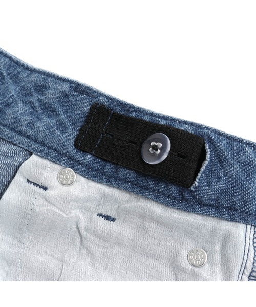 JENNI love（ジェニィラブ）の「チェーンロゴ刺繍デニムショーパン（デニムパンツ・キッズ・ブルー/サックスブルー・130cm/140cm/150cm/160cm）」の11枚目の写真