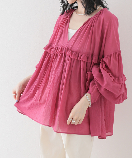 plage（プラージュ）｜シャツ/ブラウス（ピンク系）一覧 - WEAR