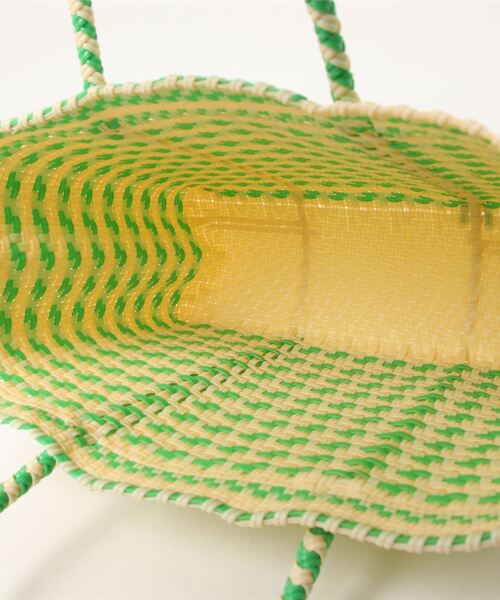 Letra（レトラ）の「(LETRA)<グリーンROSE BUD限定カラー>メルカドミニバッグ（トートバッグ・レディース・ピンク/グリーン・FREE）」の4枚目の写真