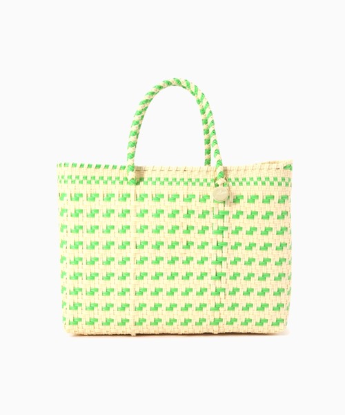 Letra（レトラ）の「(LETRA)<グリーンROSE BUD限定カラー>メルカドミニバッグ（トートバッグ・レディース・ピンク/グリーン・FREE）」の6枚目の写真