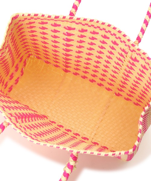 Letra（レトラ）の「(LETRA)<グリーンROSE BUD限定カラー>メルカドミニバッグ（トートバッグ・レディース・ピンク/グリーン・FREE）」の10枚目の写真